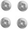 Alipis 4pcs Pressure Cooker Lid Metal Part Aluminum Pressure Cooker Spare Parts Inner Plate for 5-6l