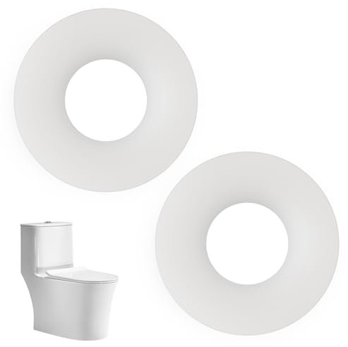 2Pcs Toilet Flush Valve Seals 63mm Flush Valve Seal White Ideal Standard Flush Valve Seal for Geberit 816.418.00.1 Toilet Seal Washer for Flush Valve Cistern Flush Valve Sealing Gasket Seal