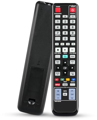 AK59-00123A Remote for Samsung DVD Blu-Ray Player Remote, Replacement for Samsung BD-D5490 BD-D5500 BD-D5700 BD-D6100C BD-D6500/ZV BD-D700 BD-D7500 BD-D7500B BD-D7000 BD-D5800 DVD Blu-Ray Player