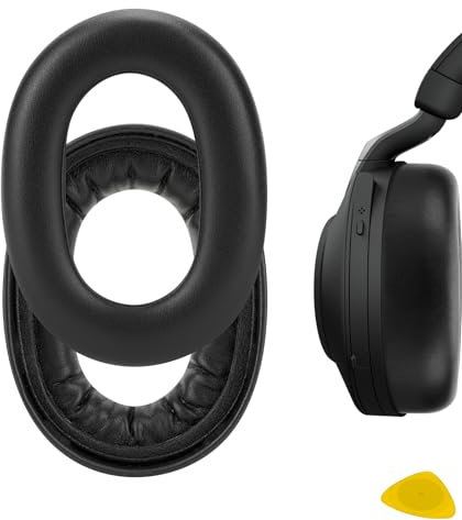 Geekria QuickFit Replacement Ear Pads for Jabra Evolve2 85 UC/MS (Do Not fit Elite 85H) Headphones Ear Cushions, Repair Parts (Black)