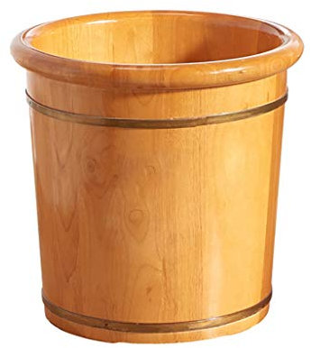 Foot Tub, Foot Basin Tub Bucket, Massage, Spa, Sauna, Soak,Foot Bath Wooden Bucket Foot Spa Household Wash Basin Present Friendship Years