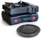 INTEC - Fornello a gas 2 in 1 2200 W Barbecue grill piezo + griglia Camping Chantier Trek