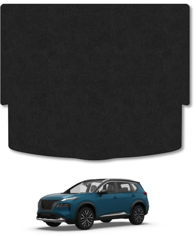 Nissan X-Trail (2022+) Carpet Boot Mat | Black Edge Trim Tailored Fit Boot Liner Full Coverage Protection Accessories Easy Clean Anti Slip Made in the UK