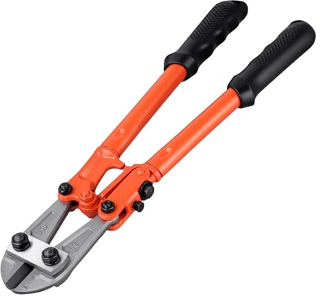 JIAYUET 14Inch Heavy Duty Bolt Cutters for Fence, Steel Wire, Chain, Metal Rods with Anti-Slip Rubber Grip