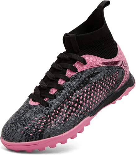 situkeke Boys Football Boots Girls Kids Astro Turf Football Shoes FG AG Soccer Shoes Indoor Outdoor Teenager Trainers
