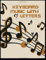 keyboard music with letters: Blank Sheet Music Composition and Notation Notebook /Staff Paper/Music Composing / ... music/blank sheet music paper(Size 8.5x11)