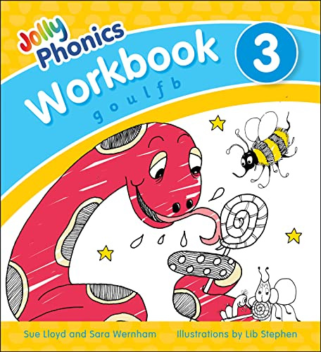 Jolly Phonics Workbook 3: in Precursive Letters (British English edition) (Jolly Phonics Workbooks, set of 1–7)