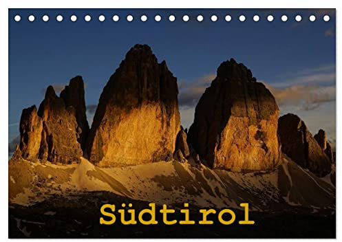 Südtirol im Jahreslauf (Tischkalender 2025 DIN A5 quer), CALVENDO Monatskalender (CALVENDO Natur)