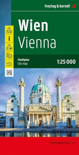 Wien, Stadtplan 1:25.000, freytag & berndt (freytag & berndt Stadtpläne)