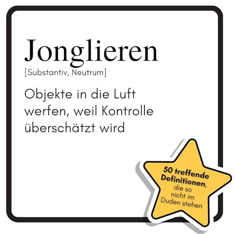 Jonglieren: Objekte in die Luft werfen, weil Kontrolle überschätzt wird. Das lustige Geschenkbuch für Mann, Frau, Kollege, Freund zu Geburtstag, Weihnachten