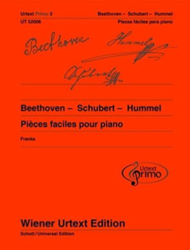 Beethoven - Schubert - Hummel: 26 leichte Klavierstücke mit Übetipps - Ausgabe mit französischem und spanischem Kommentar. Band 3. Klavier. (Urtext ... den Einstieg in die Klavierliteratur, Band 3)