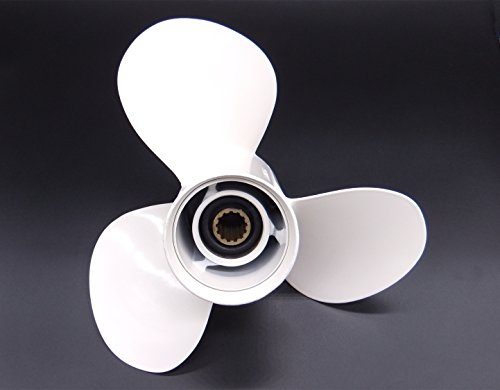 SouthMarine Aluminium Legierung Propeller 11 3/8 x 12 Für Yamaha 25HP 30 HP 40HP 45 PS 50HP 55hp 60 PS Außenborder Motor 11 3/8 x 12 69 W-45952–00