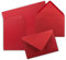 20x Faltkarten Set mit Briefumschlägen DIN A6 / C6 - Rosenrot (Rot) - 14,8 x 10,5 cm (105 x 148) - Doppelkarten Set - Serie FarbenFroh