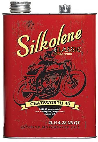 Silkolene Chatsworth 40 Classic & Vintage Monograde Engine Oil 4 Litres 4L