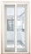 Flei Fliegengitter tür 80x220cm, Magnetischer Fliegenvorhang Moskitonetz, Auto geschlossen, faltbar, for Türen/Patio - Weiß