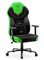 Diablo X-Gamer 2.0 Gaming Stuhl Bürostuhl Stoffbezug Ergonomisches Design Lendenwirbelkissen Softpadauflage (Schwarz-Grün)