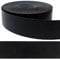 DecoMeister Kantenumleimer mit Schmelzkleber Möbelkantenband Melaminkantenumleimer Umleimer Melamin Bügelkante Dekor für Regalbrett Furnier zum Aufbügeln 40mm x 5m Kantenband Schwarz