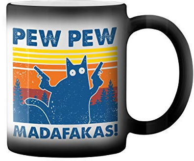 Pew Pew Madefakas Motherfucker Black Magic Tasse Mug