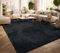 TT Home Teppich Wohnzimmer Kurzflor Anti-Rutsch Rückseite Einfarbiges Design Waschbar, Farbe: Blau Navy, Größe:300x400 cm