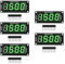 Módulo de reloj digital con pantalla LED de 0,56, 4 dígitos LED, pantalla de 1,4 cm, tubo indicador de tiempo, 7 segmentos, puntos dobles, TM1637, 5 unidades, color verde