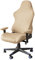 SHUOJIA Stuhlhussen,4 Stück Set Gaming Stuhl Bezug,Stretch Swivel Stuhlbezug Sitzbezug Abnehmbar Waschbar Mit Armlehnenbezug, Für Computer Stühle Bürostuhl Drehstuhl (Beige)