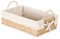 UPKOCH Cassetta Legno Porta Bomboniere 1Pc Cesto Comodino Desktop Decor Desktop Cesto Di Giacinto Cesto Di Cesto Di Pane In Rattan Corda Cassetta Legno Bianca Porta Bomboniere