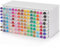 Loghot Marker Storage Organizer - 120 Slot Art Supply Organizer with Removable Divider for Desk (White, 120 holes)