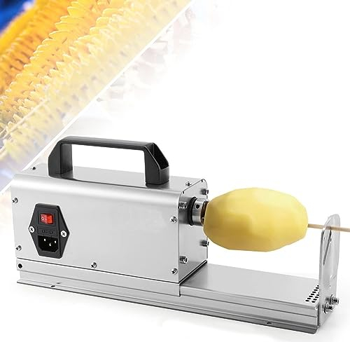 Cortadora eléctrica de patatas Tornado, cortadora manual de patatas torcidas de acero inoxidable, cortador de verduras en espiral, patatas fritas, cortador de patatas en espiral, calabacín en espiral