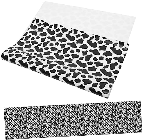 SOLUSTRE 10st Geschenkpapier Geschenktüten Papier Partyzubehör Mit Kuhdruck Auf Bauernhof Geschenk Seidenpapier Scrapbooking-papier Taschentuch Kuh-druck Kuchen Sammelalbum Baby Weihnachten