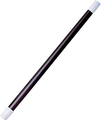 Acan Tradineur Baguette de magicien Accessoire pour déguisement de sorcier, sorcier, carnaval, Halloween, cosplay, fête, anniversaire, magie, noir et blanc, 31 cm