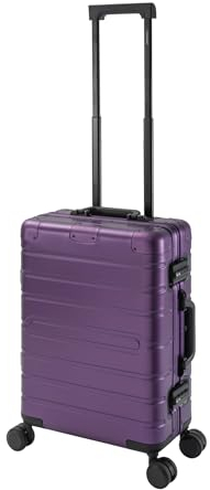 Travelhouse Oslo T6005 - Trolley da viaggio in alluminio, diverse misure e colori, Lilla, Handgepäck, valigetta
