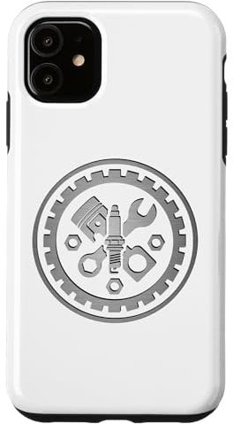 Hülle für iPhone 11 Automechaniker Autoschrauber KFZ-Mechatroniker Zunft Logo