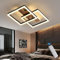Meloweel LED Deckenleuchte Holz dimmbar, Massivholz schwarz Vintage Deckenlampe, 48W 50cm 4000lm 3000-6000K mit Fernbedienung, Schlafzimmerlampe Wohnzimmerlampe, Memory-Funktion, 5W Nachtlicht