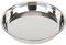 Baumalu, Plat à Four Rond en Acier Inoxydable, 30 cm, Couleur Argentée, Multifonction pour Cuisson et Présentation, Entretien Facile, Conçu pour Durer, 1 Pièce