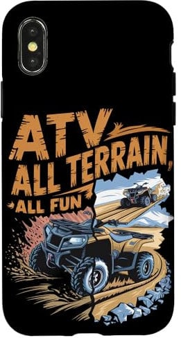 VTT tout terrain, tout amusant Coque pour iPhone X/XS
