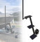 HWIMARINE Boat Trailer with Safety Handle, 3 Step Heavy Duty Trailer Tongue Footrest for Pontoon & Bass Boats, 1102 lbs Capacity