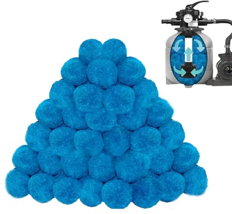 Filter Ball - Sand Filter Media - Reusable Polysphere Pump Enhancer for Pond Filtration Maintenance