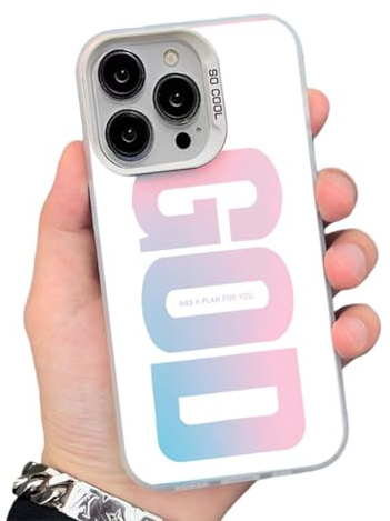 Generisch God Has A Plan for You Phone Case for iPhone 17 Pro Max Case, 16/15/14 Series, Soft Slim Shockproof Cover, A Unique Religious Gift (Colorful A,for iPhone15Promax)