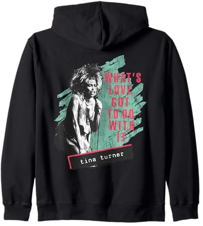 Tina Turner What's Love Got Squiggle Zip Hoodie