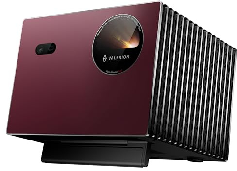 AWOL Valerion Vidéo projecteur 4K VisionMaster Pro2, 3000 ISO Lumens, Contraste 15000:1, Zoom Optique 0,9-1,5X, Ultra Faible Latence 4ms, IMAX, Compatible Google Home & HomeKit, Gaming, Home Cinéma