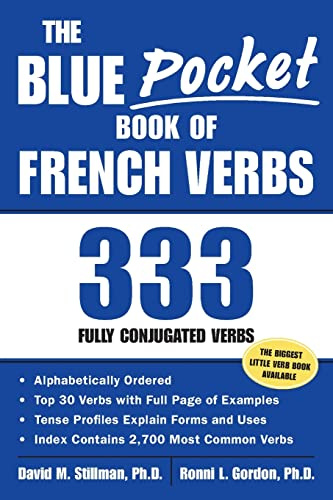 The Blue Pocket Book of French Verbs : 333 Fully Conjugated Verbs