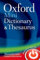 Oxford Mini Dictionary and Thesaurus: Over 40,000 words and 65,000 synonyms