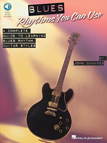 Blues Rhythm Guitar Book John Ganapes | E-Gitarre TAB Methode 21 Lektionen für Anfänger-Mittelstufe | Blues Begleitung mit 42 Online Audio Band Tracks ... Guide to Learning Blues Rhythm Guitar Styles
