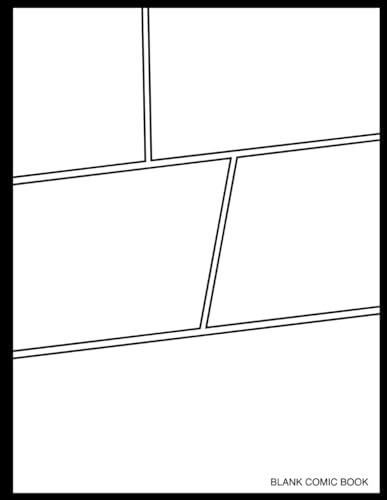 Blank Comic Book: Empty Cartoon Strips Draw And Create Your Comics | Different of Templates