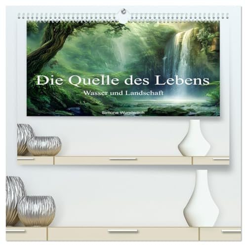 Quelle des Lebens - Wasser und Landschaft (hochwertiger Premium Wandkalender 2026 DIN A2 quer), Kunstdruck in Hochglanz: Die Künstlerin entführt Sie ... Wasserlandschaften! (CALVENDO Natur)