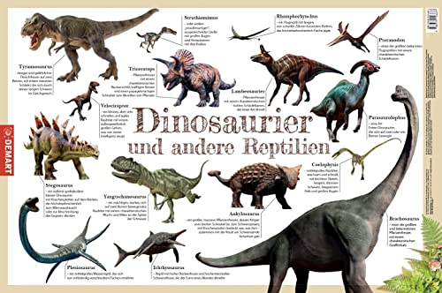 DEMART - Dinosaurier und andere Reptilien - Schreibtischunterlage