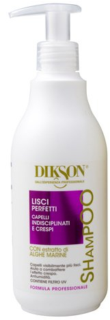 DIKSON Glattes Shampoo perfekt für undiszipliniertes und krauses Haar, 500 ml