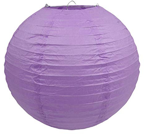 Creativery 10 Papier Lampion 30cm Laterne Hochzeit Party Wohnungsdeko Hängedeko Raumdeko Geburtstag Feier (Flieder 462H)