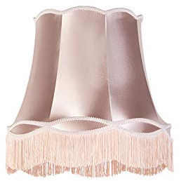 QAZQA Retro/Vintage Seda Pantalla seda rosa 45cm - GRANNY, Pantalla lámpara colgante,Pantalla lámpara de pie