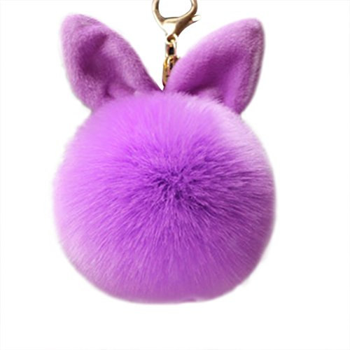 TOYMYTOY Fellball Schlüsselanhänger Schlüsselanhänger Anhänger (Lila)